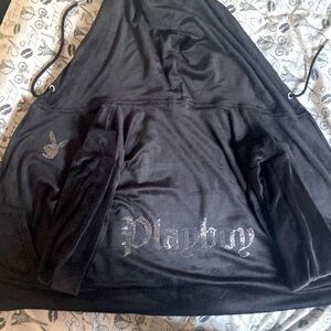 Playboy Cropped Hooded Jacket